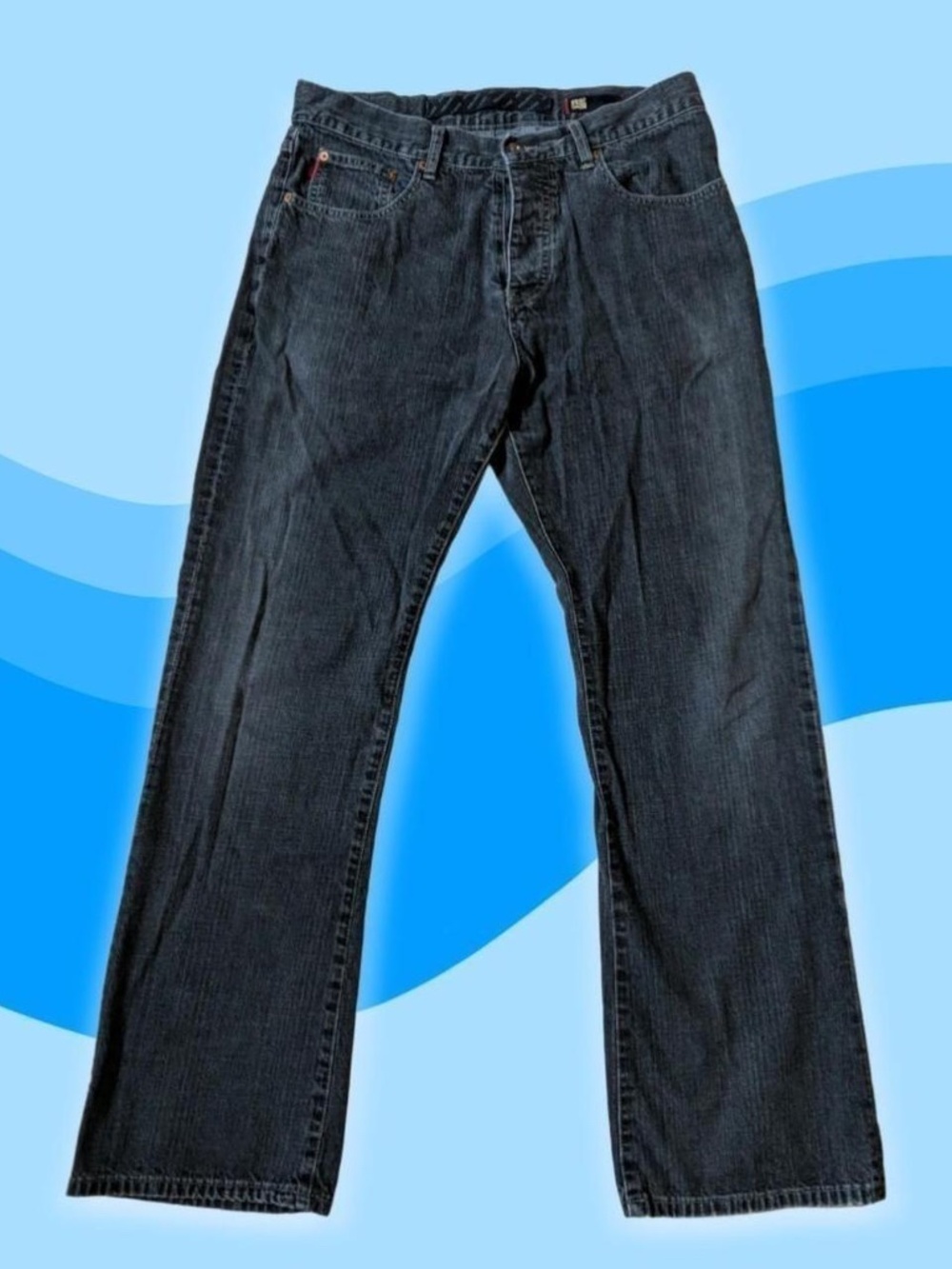 Reunion Faded Bootcut High Rise Jeans - black - 100% cotton - Women's size 33/32